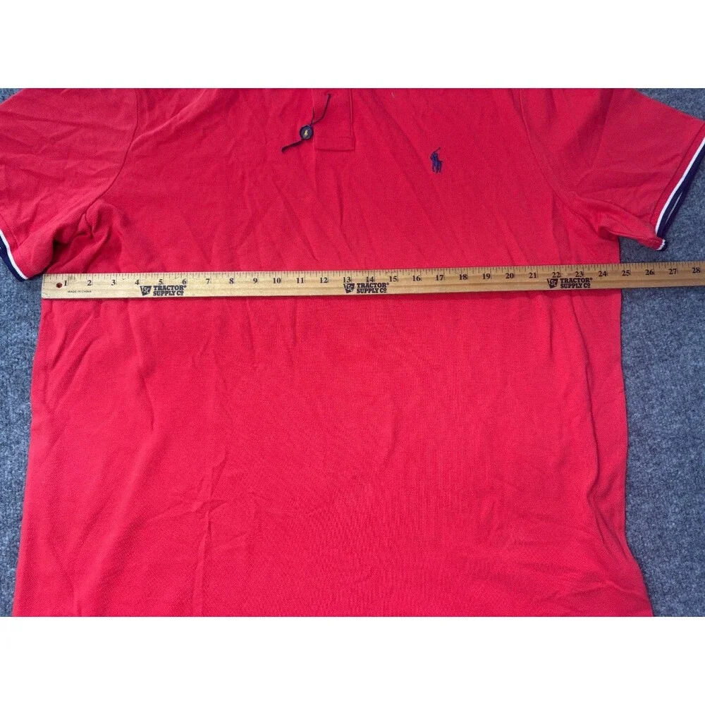 Polo Ralph Lauren Polo Shirt Mens XL Red